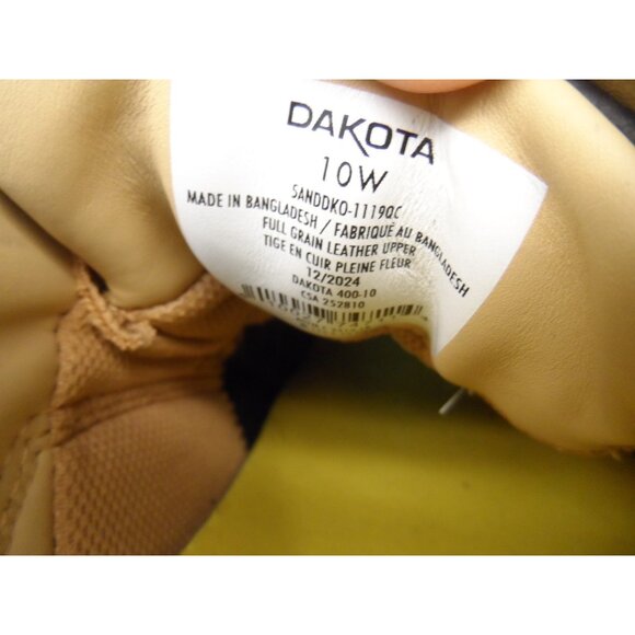 DAKOTA Men's Low-Cut Quad Comfort Steel Toe Steel Plate Work Shoe Black Size 10W - Picture 8 of 8